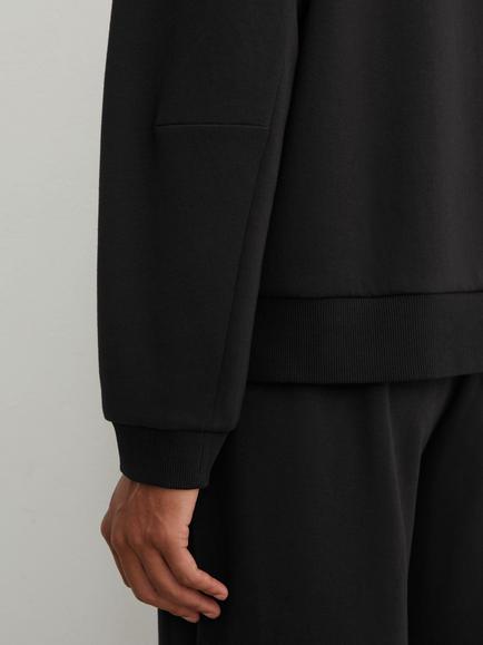 Reiss Falco Hoodie - view 2, Black