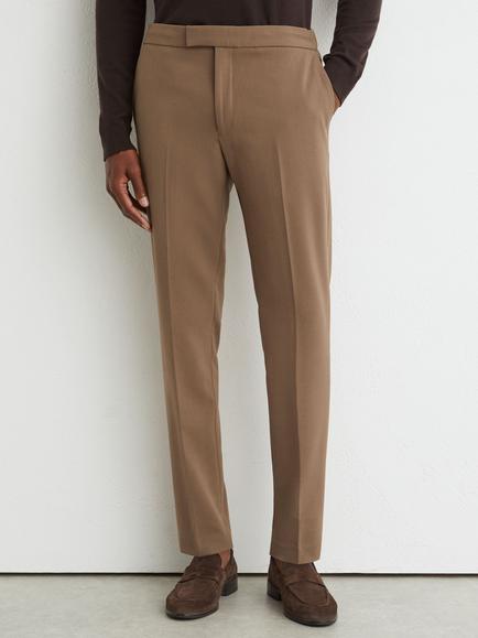 Reiss Found Straight Leg Chinos, Mink Brown