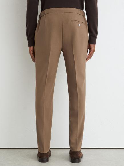 Reiss Found Straight Leg Chinos - view 2, Mink Brown