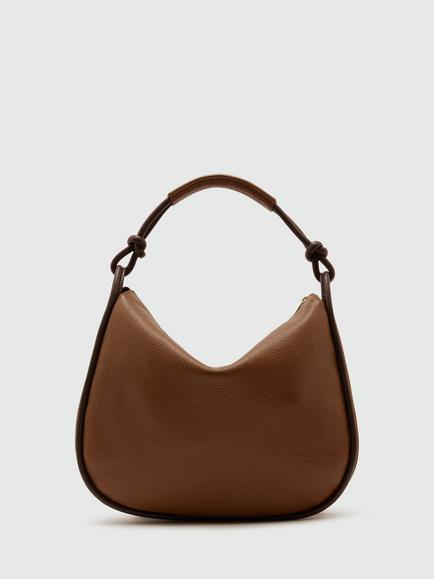 Reiss Aurelie Suede Shoulder Bag, Tan - view 2, Tan