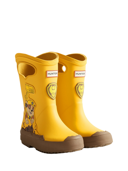 Hunter Kids' Paw Patrol Wellington Boots - view 2, Yellow