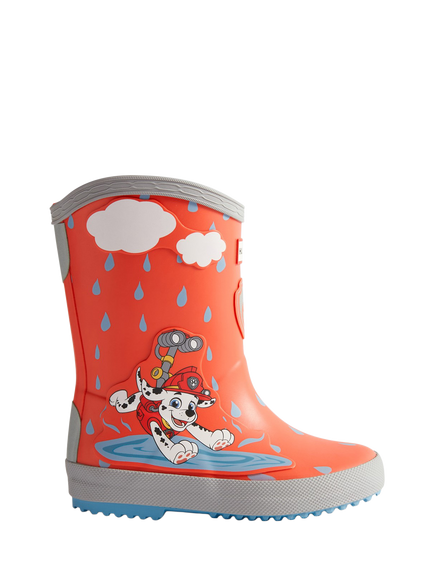 Hunter Kids' Paw Patrol Wellington Boots, Poppy Red