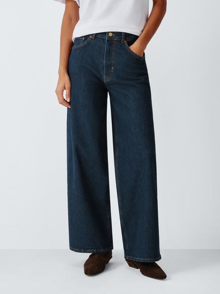 AND/OR Westlake Mid Rise Wide Leg Jeans, Indigo, Indigo