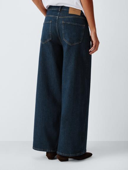 AND/OR Westlake Mid Rise Wide Leg Jeans, Indigo - view 2, Indigo