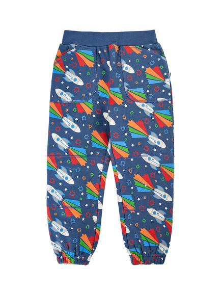 Frugi Kids' Malpas Joggers, Space, Space Adventure