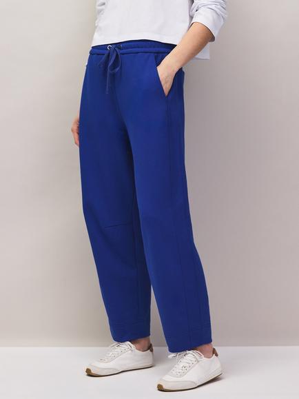 Ro&Zo Petite Barrel Leg Tracksuit Bottoms - view 2, Blue