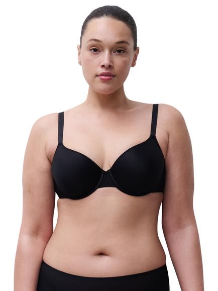 Chantelle Easy Bliss Non Padded T-Shirt Bra, Black, Black