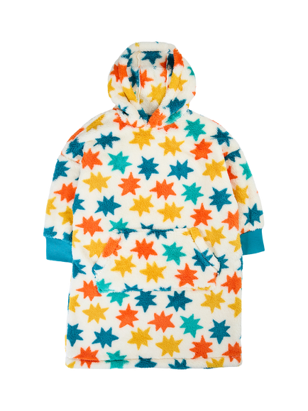 Frugi Ted Fleece Hooded Blanket, Arctic Stars, Arctic Stars