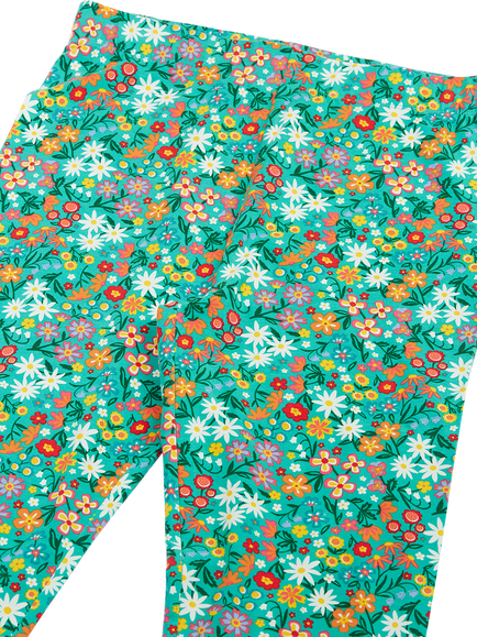 Frugi Grown Ups Libby Leggings, Wildflower - view 2, Wildflower Wander