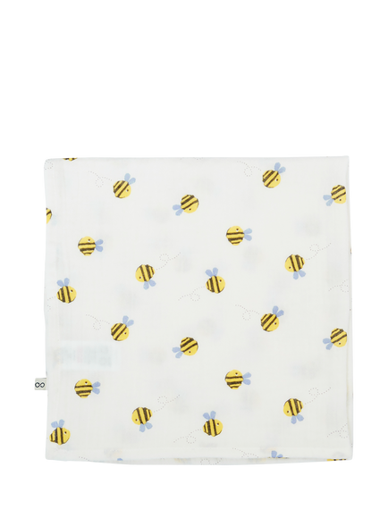 Frugi Kids' Marvellous Muslin, White/Multi, White/Multi