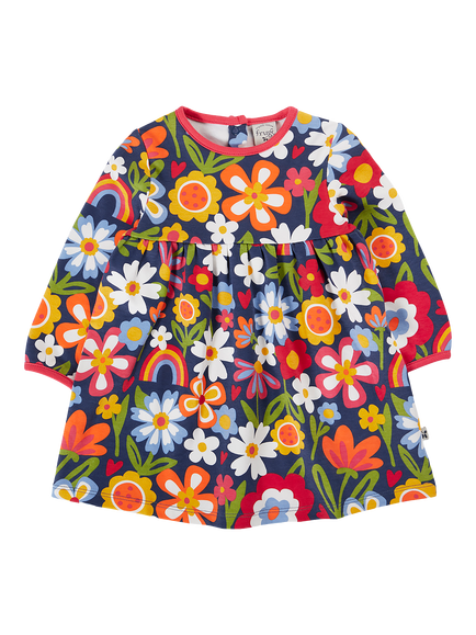 Frugi Baby Della Dress, Multi, Multi
