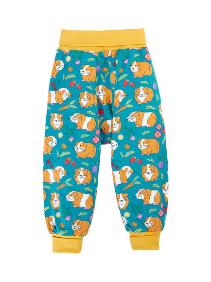 Frugi Baby Guinea Pig Parsnip Joggers, Blue, Blue