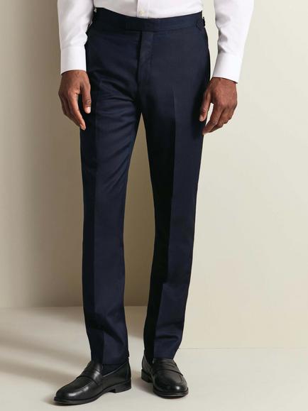 Charles Tyrwhitt Slim Fit Italian Wool Trousers, Dark Navy, Dark Navy