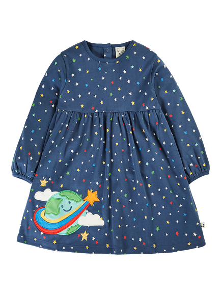 Frugi Kids' Dolcie Dress, Multi, Multi