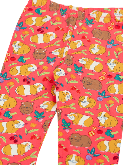 Frugi Kids' Libby Print Leggings, Multi - view 2, Multi