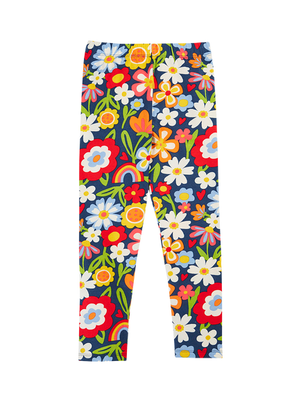 Frugi Kids' Libby Printed Leggings, Multi, Multi