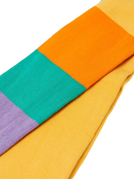 Frugi Kids' Norah Tights, Pack of 2, Multi - view 2, Multi