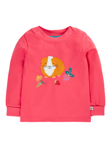 Frugi Kids' Easy On Top, Rhubarb, Rhubarb/Guinea Pig