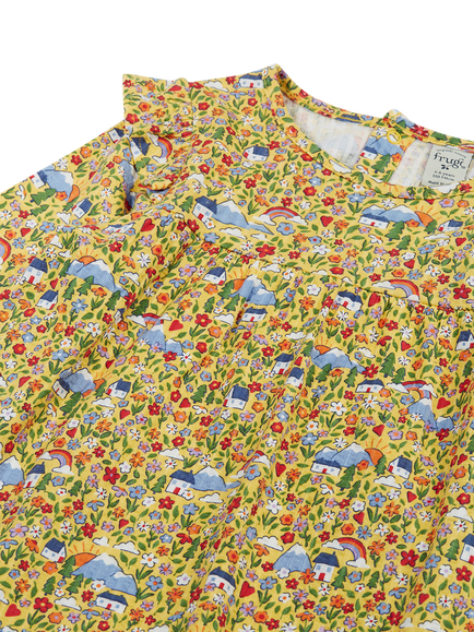 Frugi Kids' Natasha Top, Multi - view 2, Multi
