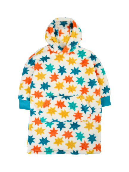 Frugi Kids' Cuddle Buster Hooded Blanket, Multi, Multi