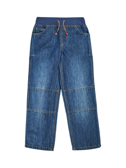 Frugi Kids' Comfy Jeans, Mid Denim, Mid Denim