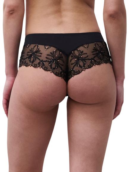 Chantelle Champs Élysées Shorty Knickers - view 2, Dazzling Black