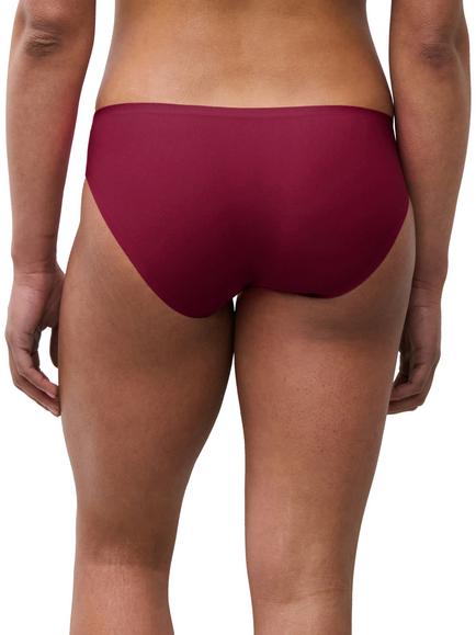Chantelle Soft Stretch Brazilian Knickers, Raspberry - view 2, Raspberry