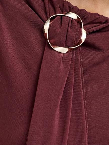French Connection Maxine Sleeveless Top, Cherry Liqueur - view 2, Cherry Liqueur
