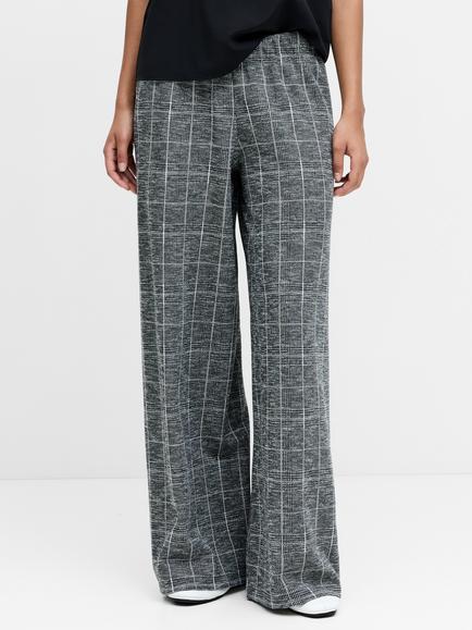 French Connection Wesley Check Trousers, Grey Multi - view 2, Grey Multi