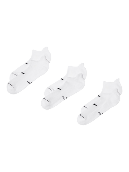 Nike Everyday Cotton Blend No Show Socks, Pack of 3, Multicolour, Multicolour