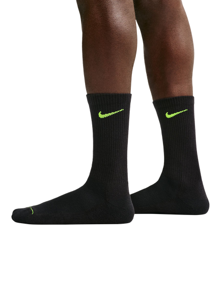 Nike Everyday Cotton Blend Crew Socks, Pack of 3, Multicolour - view 2, Multicolour