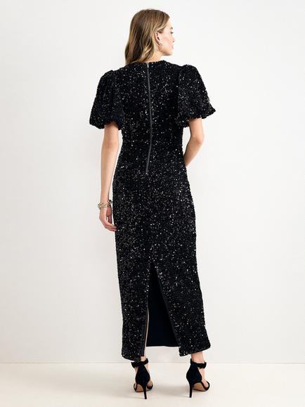 Phase Eight Elaina Maxi Dress, Black - view 2, Black