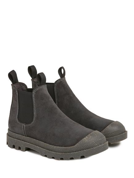 Celtic & Co. Toe Cap Suede Chelsea Boots, Dark Grey - view 2, Dark Grey