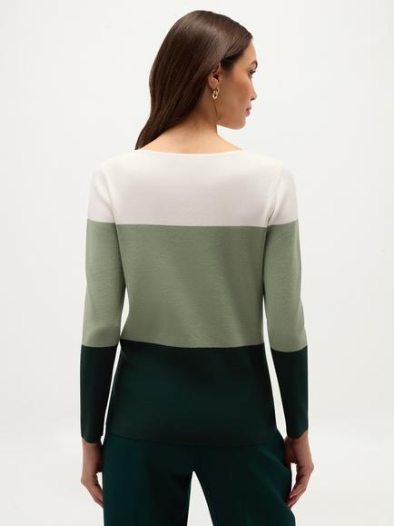 Hobbs Alice Jumper, Green - view 2, Green
