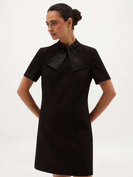 Hobbs Carmina A-Line Mini Dress, Black, Black