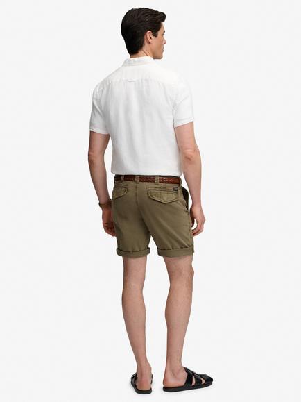 Superdry Utility Chino Shorts - view 2, Chive Green