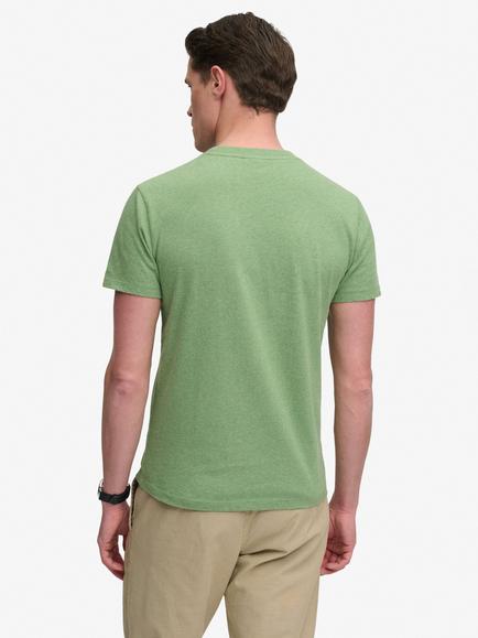 Superdry Essential Serif Logo Embroidered T-Shirt, Light Grey/Grey - view 2, Light Grey/Grey