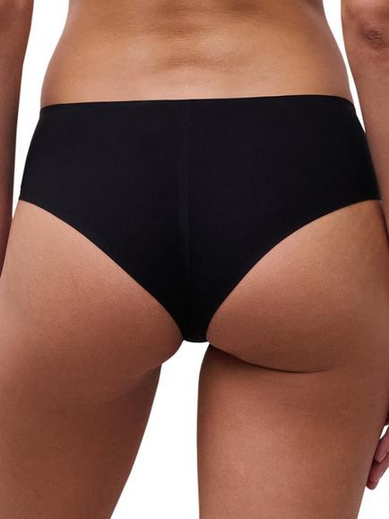 Chantelle Soft Stretch Cheekini Knickers, Midnight Monogram - view 2, Midnight Monogram