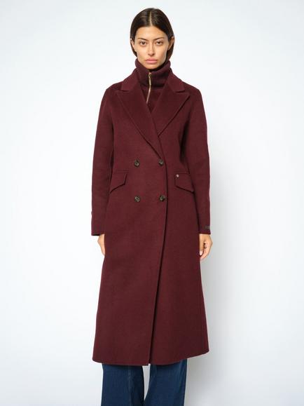 MOS MOSH Mmalva Loisa Wool Rich Overcoat, Port Royale, Port Royale