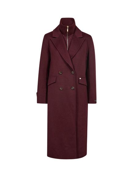 MOS MOSH Mmalva Loisa Wool Rich Overcoat, Port Royale - view 2, Port Royale