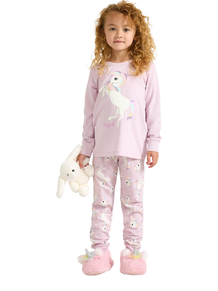 Lindex Baby Pyjama Set, Dusty Pink, Dusty Pink