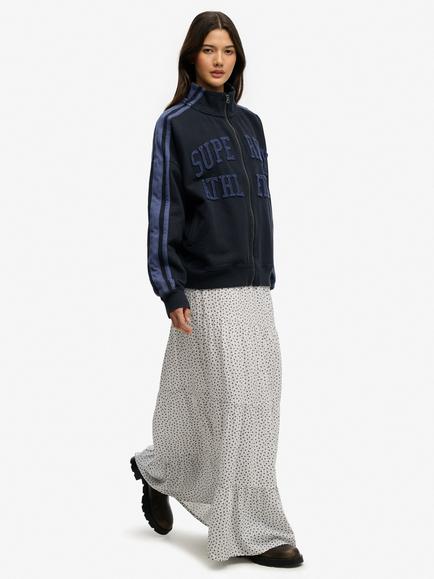 Superdry Floral Tiered Maxi Skirt, Off White/Multi - view 2, Off White/Multi