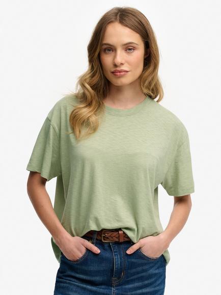 Superdry Studios Crew Neck T-Shirt, Dusty Sage