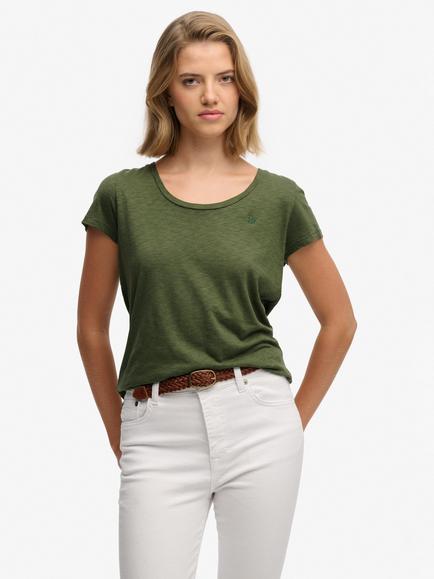 Superdry Studios Scoop Neck T-Shirt, Four Leaf Clover, Four Leaf Clover