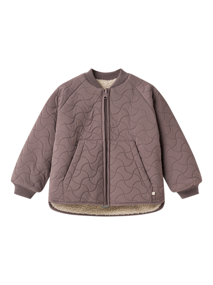 WHEAT Kids' Lake Reversible Thermo Jacket, Plum, Plum