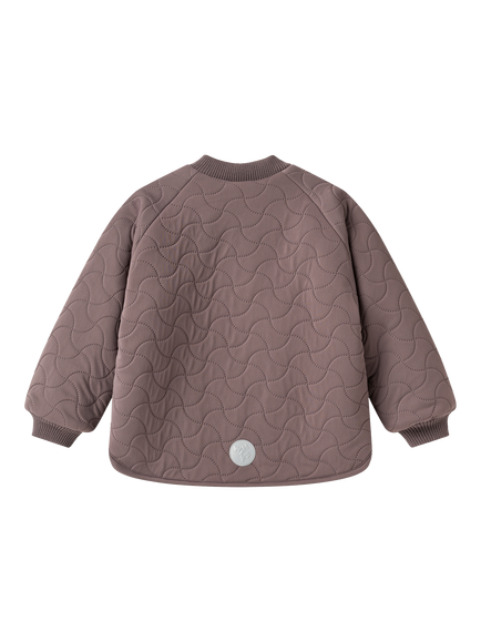WHEAT Kids' Lake Reversible Thermo Jacket, Plum - view 2, Plum