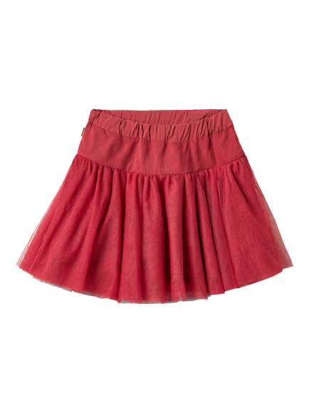 WHEAT Kids' Tulle Skirt, Red Cherry, Red Cherry