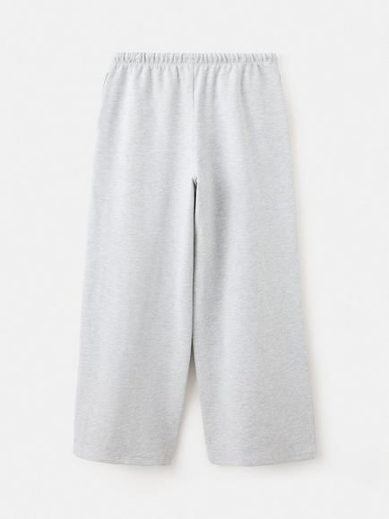 Mango Kids' Wide Leg Joggers, Light Grey Melange - view 2, Light Grey Melange