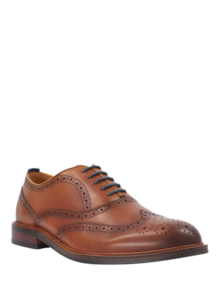 Dune London Senser Brogues, Tan - view 2, Tan