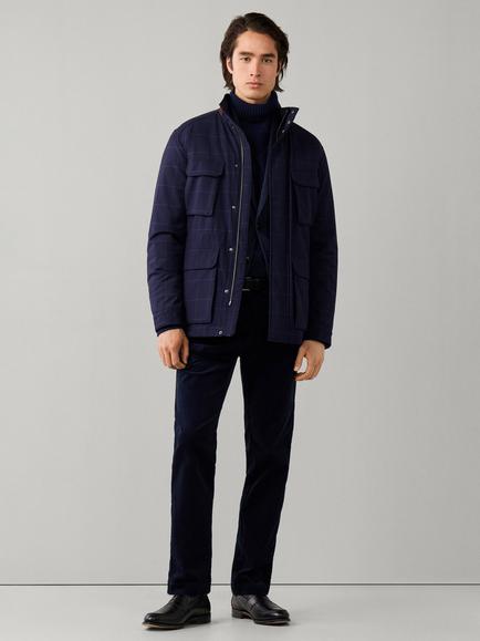 Hackett London Windowpane Check Velospeed Jacket, Old Navy - view 2, Old Navy